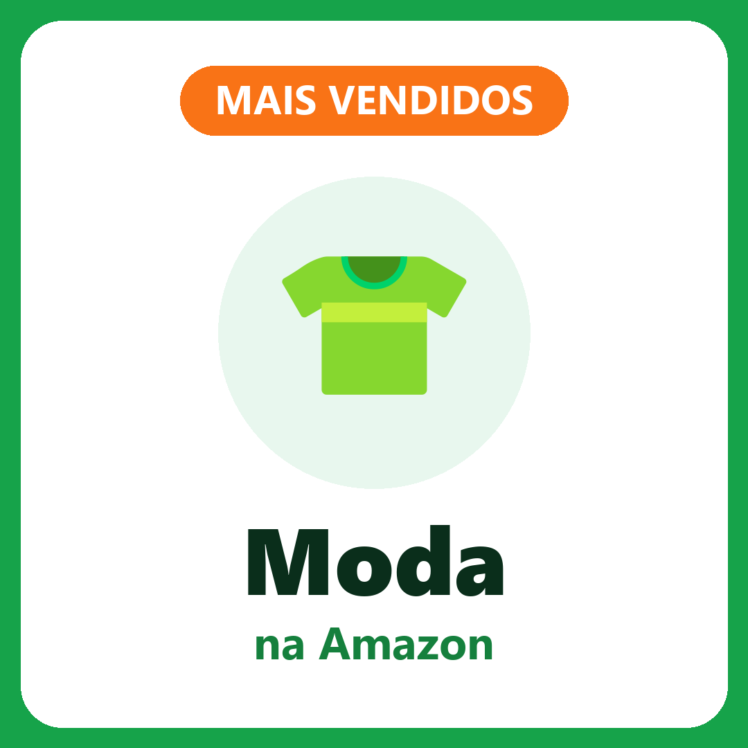 Mais vendidos: Moda na Amazon